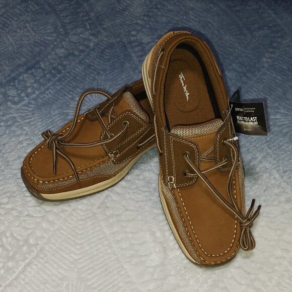 Thom McAn | Shoes | Mens Leather Upper Boat Shoes By Thom Mcan Shes ...